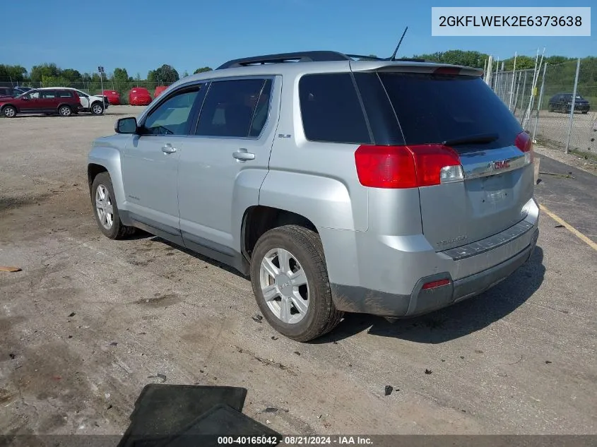 2014 GMC Terrain Sle VIN: 2GKFLWEK2E6373638 Lot: 40165042