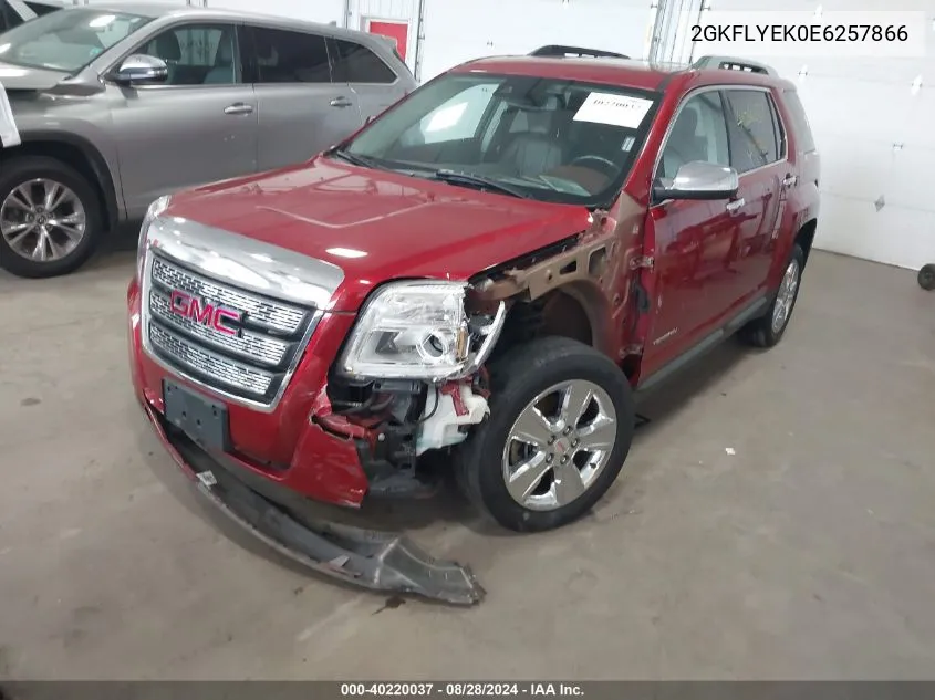 2014 GMC Terrain Slt-2 VIN: 2GKFLYEK0E6257866 Lot: 40220037