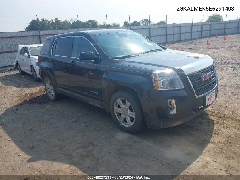 2014 GMC Terrain Sle-1 VIN: 2GKALMEK5E6291403 Lot: 40227231