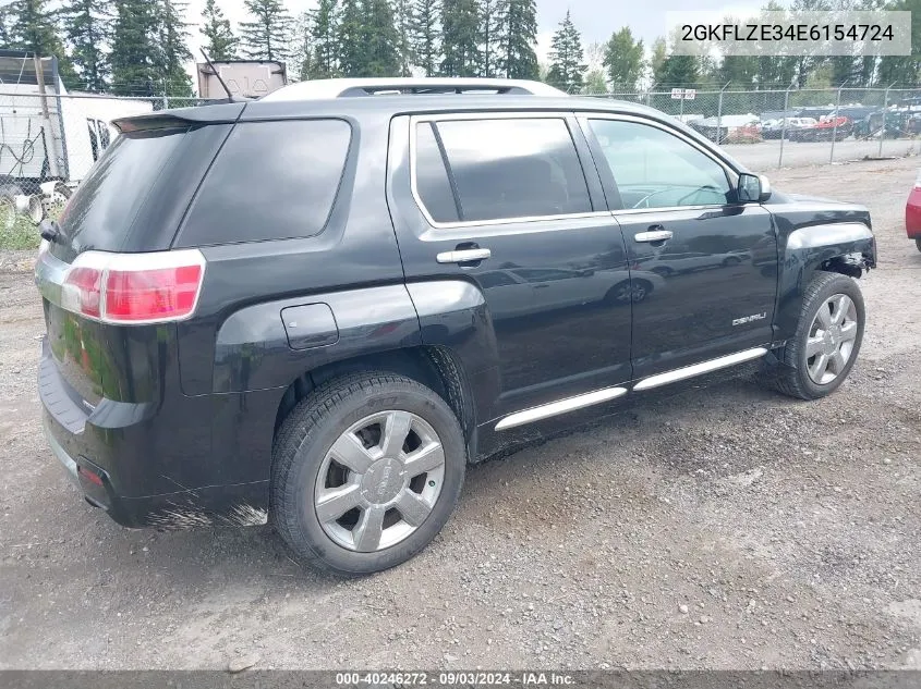 2014 GMC Terrain Denali VIN: 2GKFLZE34E6154724 Lot: 40246272