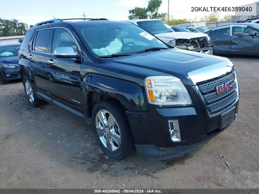 2014 GMC Terrain Slt-2 VIN: 2GKALTEK4E6359040 Lot: 40258842