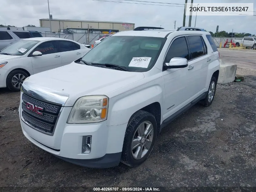 2014 GMC Terrain Slt-2 VIN: 2GKFLTE35E6155247 Lot: 40265707