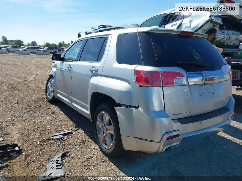 2014 GMC Terrain Denali VIN: 2GKFLZEK6E6185500 Lot: 40269571