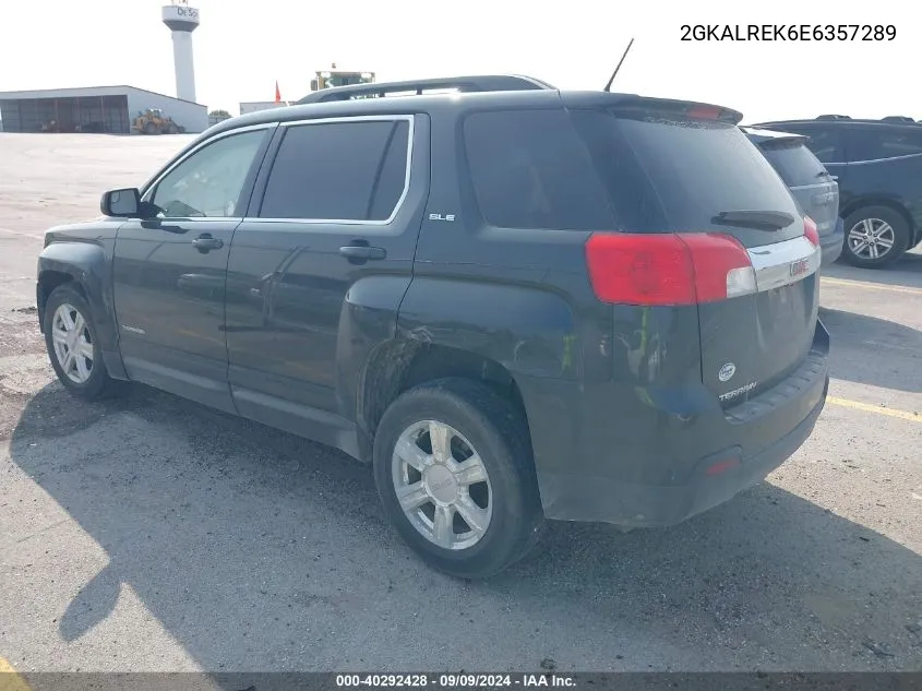 2014 GMC Terrain Sle-2 VIN: 2GKALREK6E6357289 Lot: 40292428