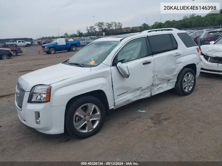 2014 GMC Terrain Denali VIN: 2GKALUEK4E6146398 Lot: 40326134