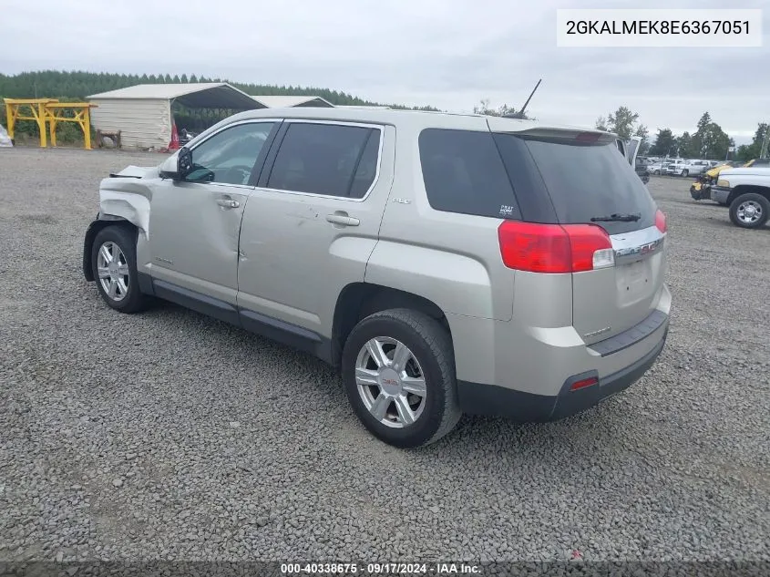 2014 GMC Terrain Sle-1 VIN: 2GKALMEK8E6367051 Lot: 40338675