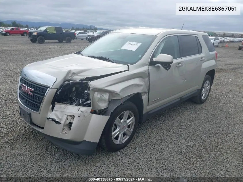 2014 GMC Terrain Sle-1 VIN: 2GKALMEK8E6367051 Lot: 40338675