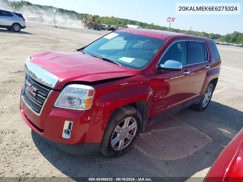 2014 GMC Terrain Sle-1 VIN: 2GKALMEK6E6275324 Lot: 40366032