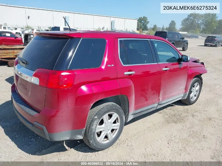 2014 GMC Terrain Sle-1 VIN: 2GKALMEK6E6275324 Lot: 40366032