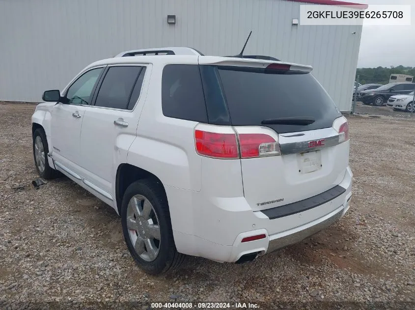 2014 GMC Terrain Denali VIN: 2GKFLUE39E6265708 Lot: 40404008