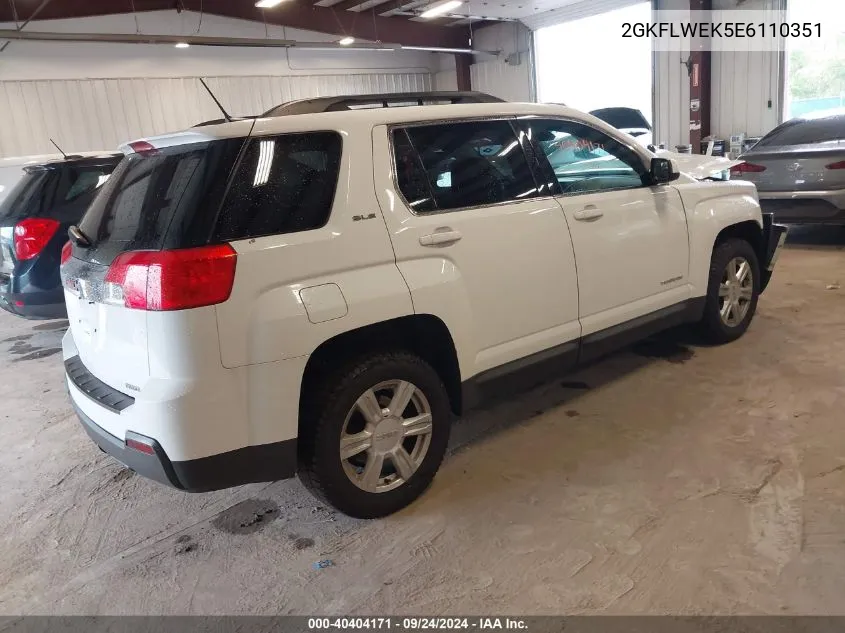 2014 GMC Terrain Sle-2 VIN: 2GKFLWEK5E6110351 Lot: 40404171