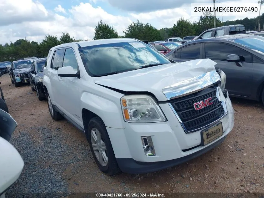 2014 GMC Terrain Sle-1 VIN: 2GKALMEK6E6276490 Lot: 40421760