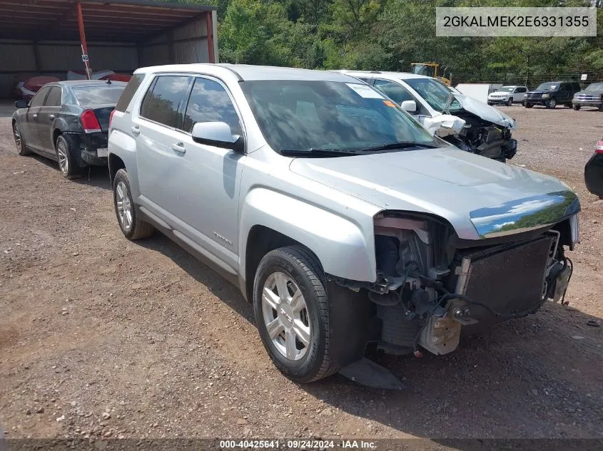 2014 GMC Terrain Sle-1 VIN: 2GKALMEK2E6331355 Lot: 40425641