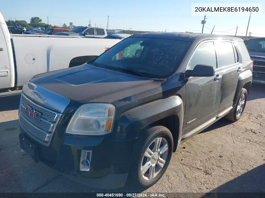 2GKALMEK8E6194650 2014 GMC Terrain Sle-1