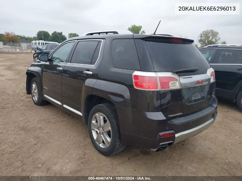 2014 GMC Terrain Denali VIN: 2GKALUEK6E6296013 Lot: 40467474