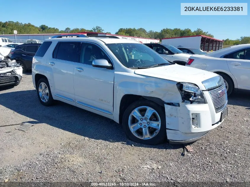 2014 GMC Terrain Denali VIN: 2GKALUEK6E6233381 Lot: 40533245