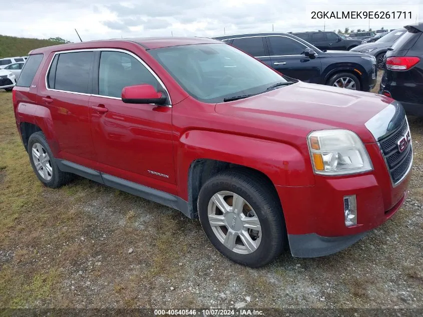 2014 GMC Terrain Sle VIN: 2GKALMEK9E6261711 Lot: 40540546