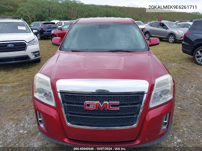 2014 GMC Terrain Sle VIN: 2GKALMEK9E6261711 Lot: 40540546