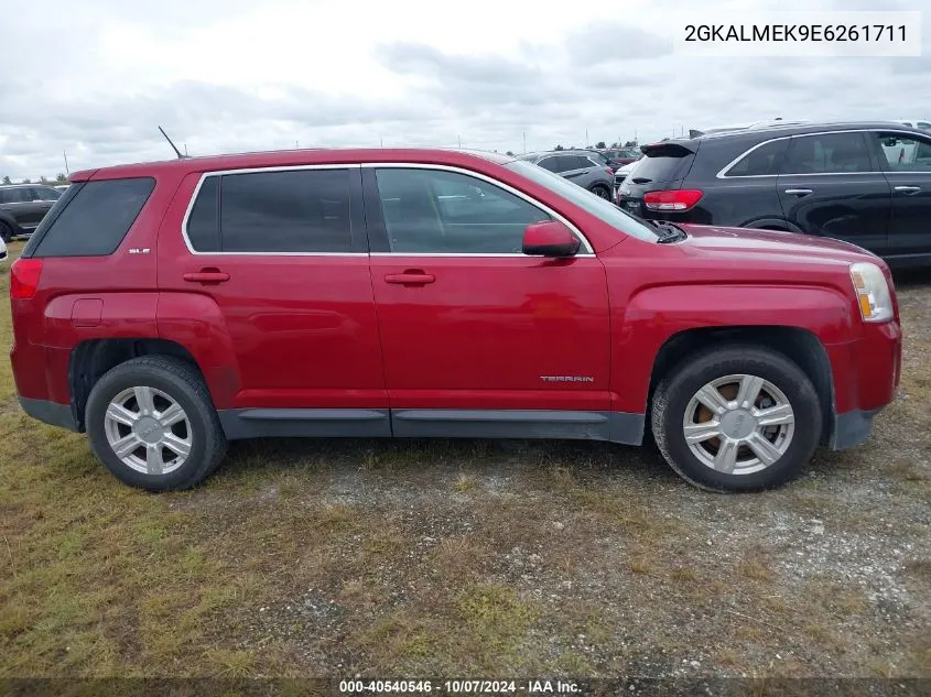 2014 GMC Terrain Sle VIN: 2GKALMEK9E6261711 Lot: 40540546