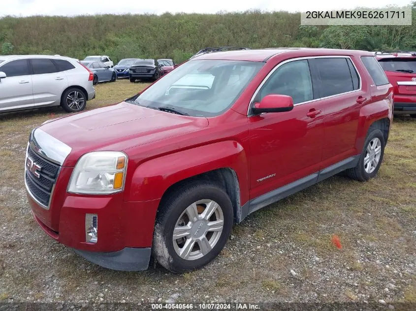 2014 GMC Terrain Sle VIN: 2GKALMEK9E6261711 Lot: 40540546