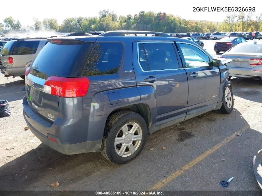 2014 GMC Terrain Sle-2 VIN: 2GKFLWEK5E6326698 Lot: 40555109