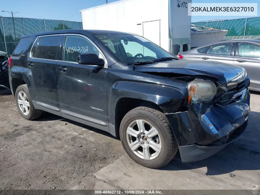 2014 GMC Terrain Sle-1 VIN: 2GKALMEK3E6327010 Lot: 40562712