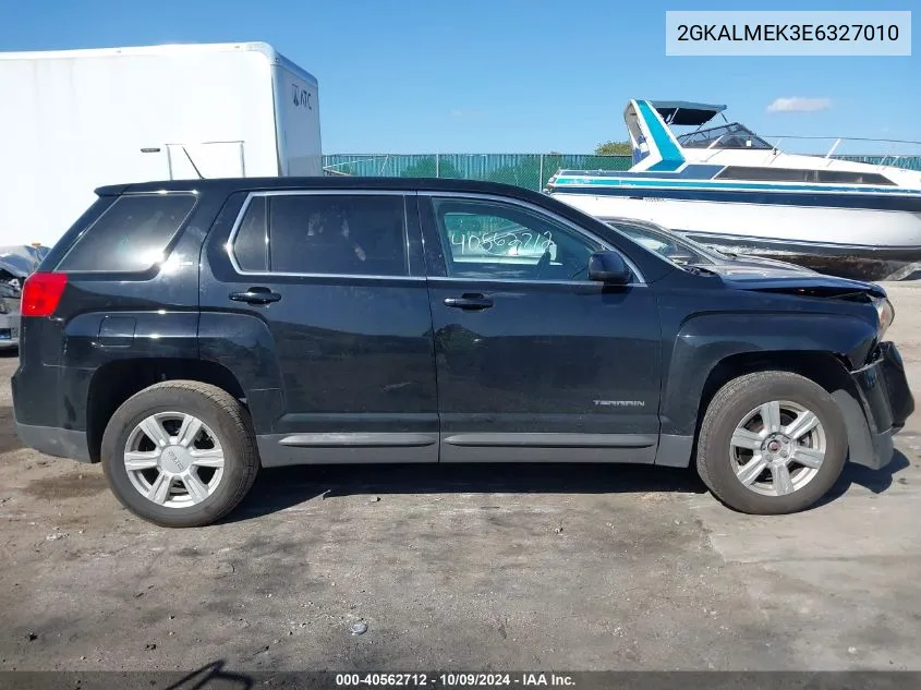 2014 GMC Terrain Sle-1 VIN: 2GKALMEK3E6327010 Lot: 40562712