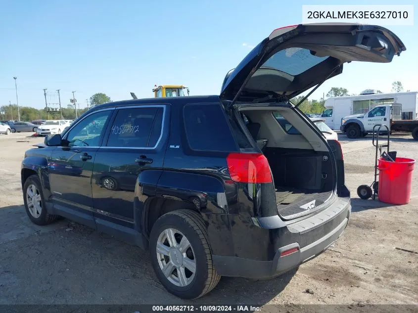 2014 GMC Terrain Sle-1 VIN: 2GKALMEK3E6327010 Lot: 40562712