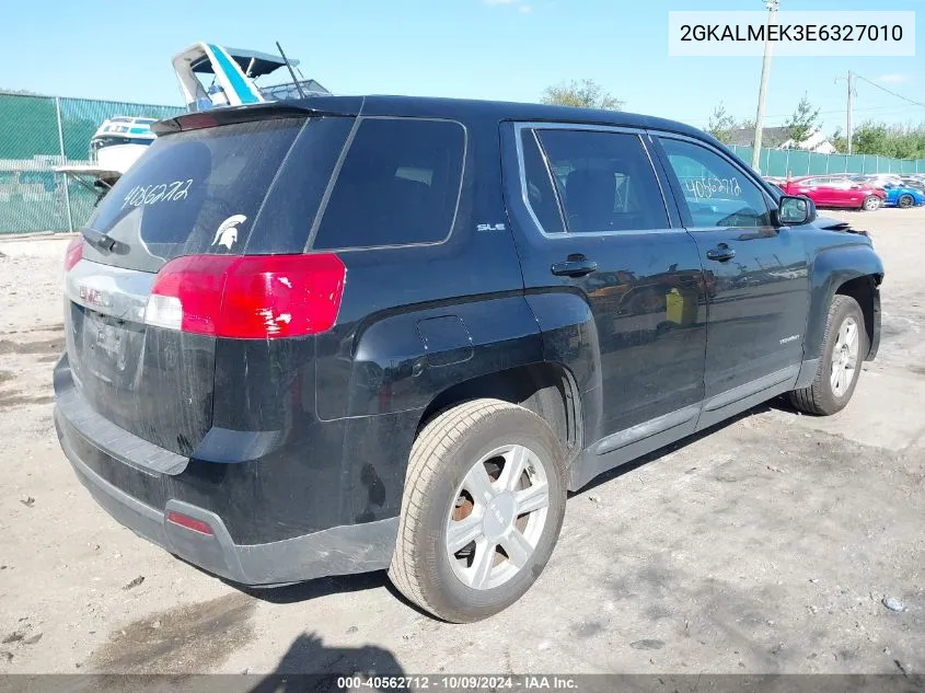 2014 GMC Terrain Sle-1 VIN: 2GKALMEK3E6327010 Lot: 40562712