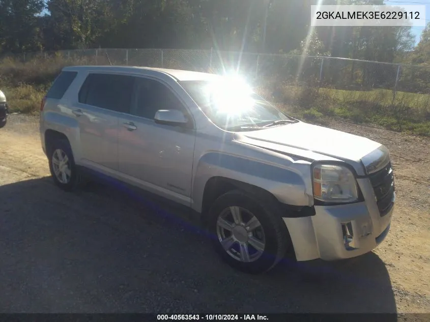 2014 GMC Terrain Sle-1 VIN: 2GKALMEK3E6229112 Lot: 40563543