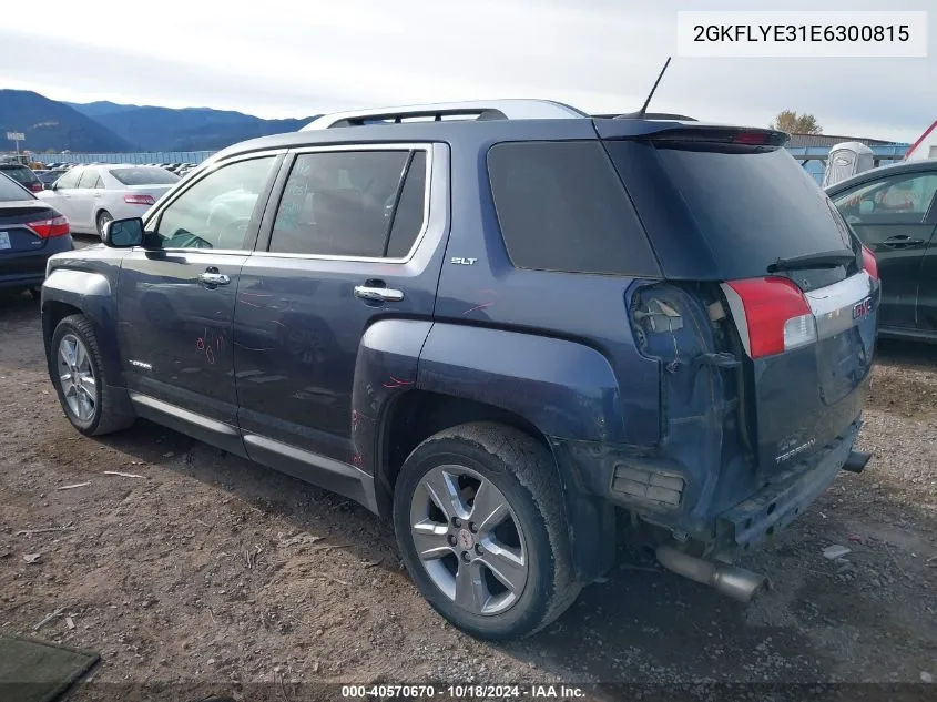 2GKFLYE31E6300815 2014 GMC Terrain Slt-2