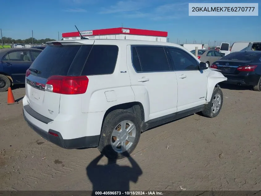 2GKALMEK7E6270777 2014 GMC Terrain Sle-1