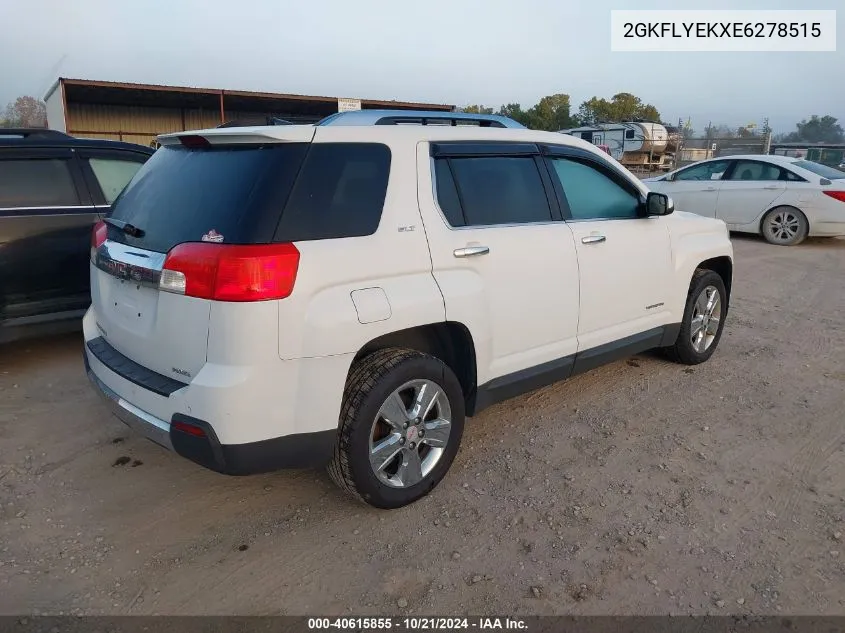 2014 GMC Terrain Slt-2 VIN: 2GKFLYEKXE6278515 Lot: 40615855