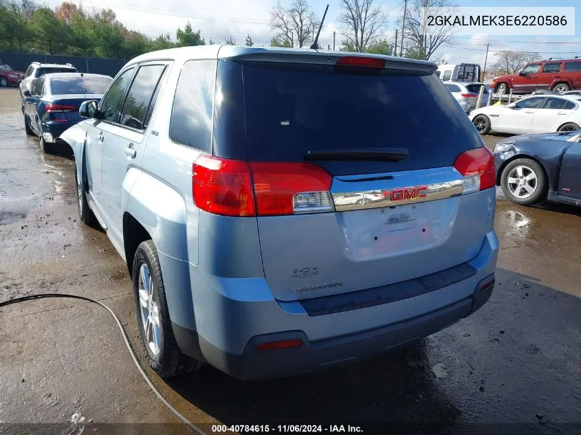 2014 GMC Terrain Sle-1 VIN: 2GKALMEK3E6220586 Lot: 40784615