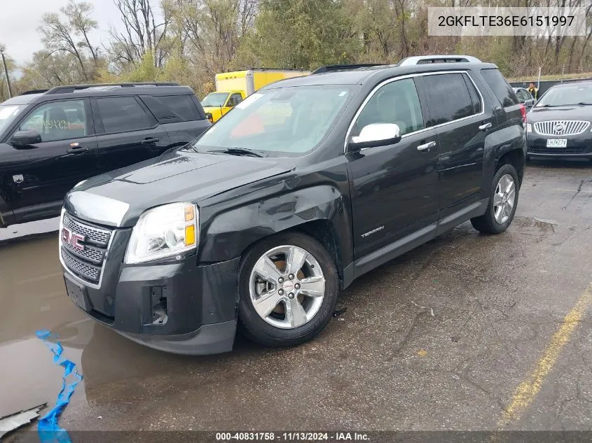 2014 GMC Terrain Slt-2 VIN: 2GKFLTE36E6151997 Lot: 40831758