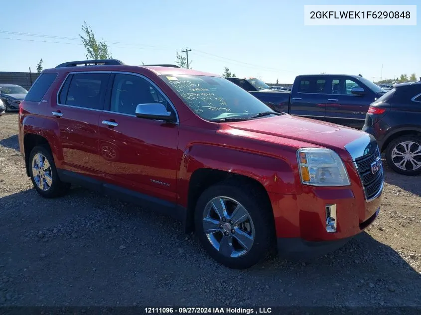 2015 GMC Terrain Sle VIN: 2GKFLWEK1F6290848 Lot: 12111096