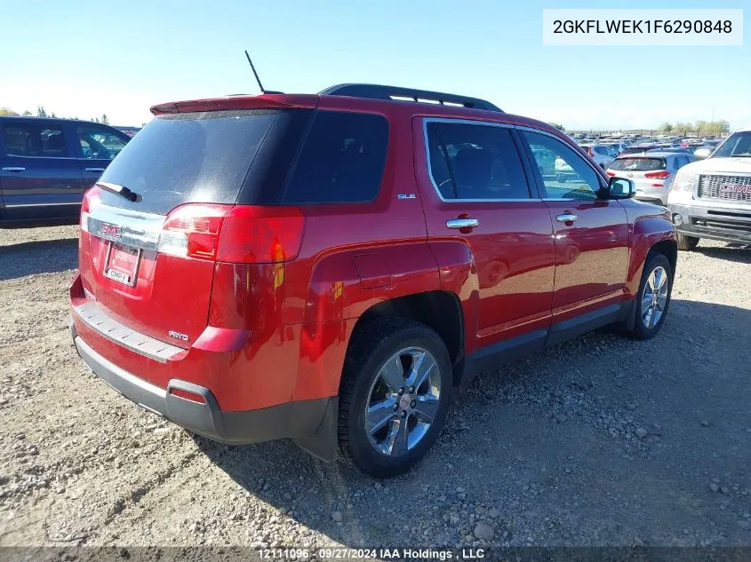 2GKFLWEK1F6290848 2015 GMC Terrain Sle