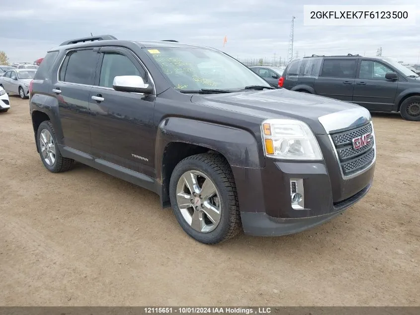 2015 GMC Terrain VIN: 2GKFLXEK7F6123500 Lot: 12115651