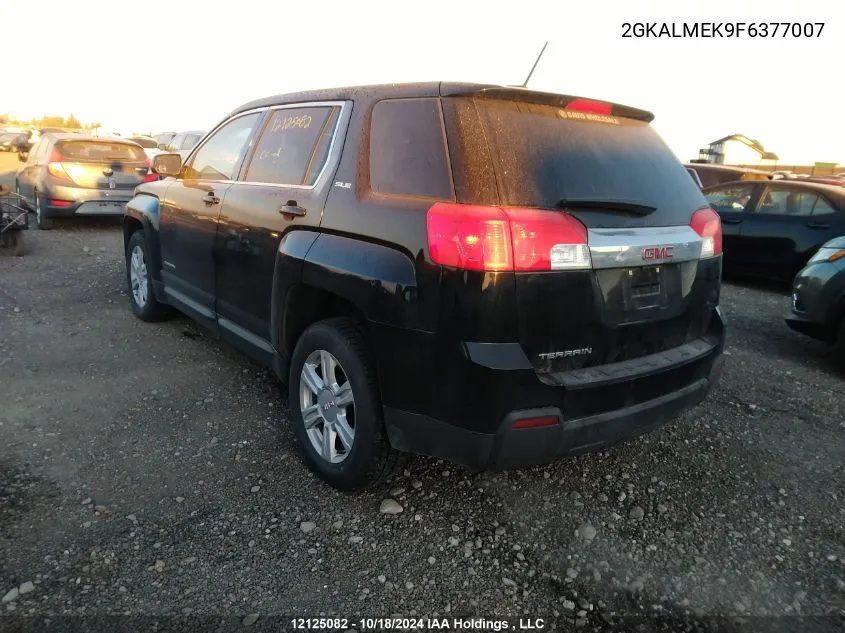 2015 GMC Terrain VIN: 2GKALMEK9F6377007 Lot: 12125082