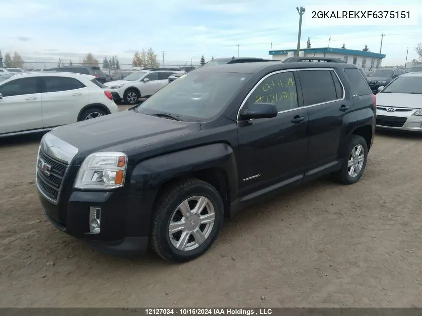 2015 GMC Terrain VIN: 2GKALREKXF6375151 Lot: 12127034