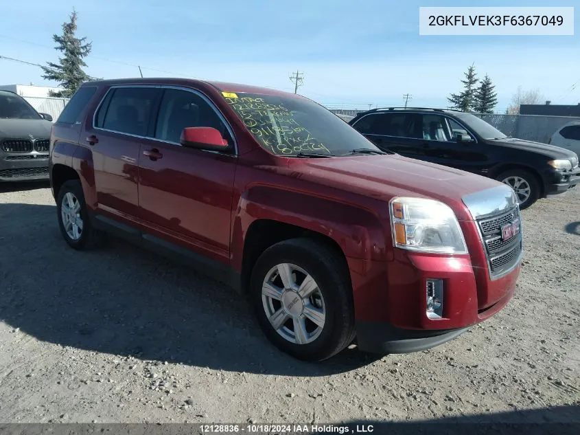 2015 GMC Terrain VIN: 2GKFLVEK3F6367049 Lot: 12128836