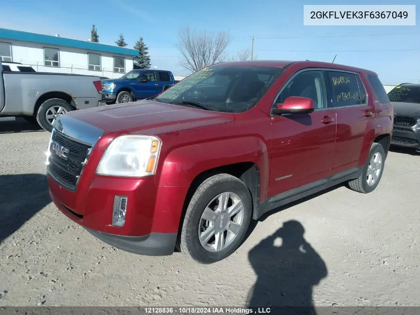 2015 GMC Terrain VIN: 2GKFLVEK3F6367049 Lot: 12128836