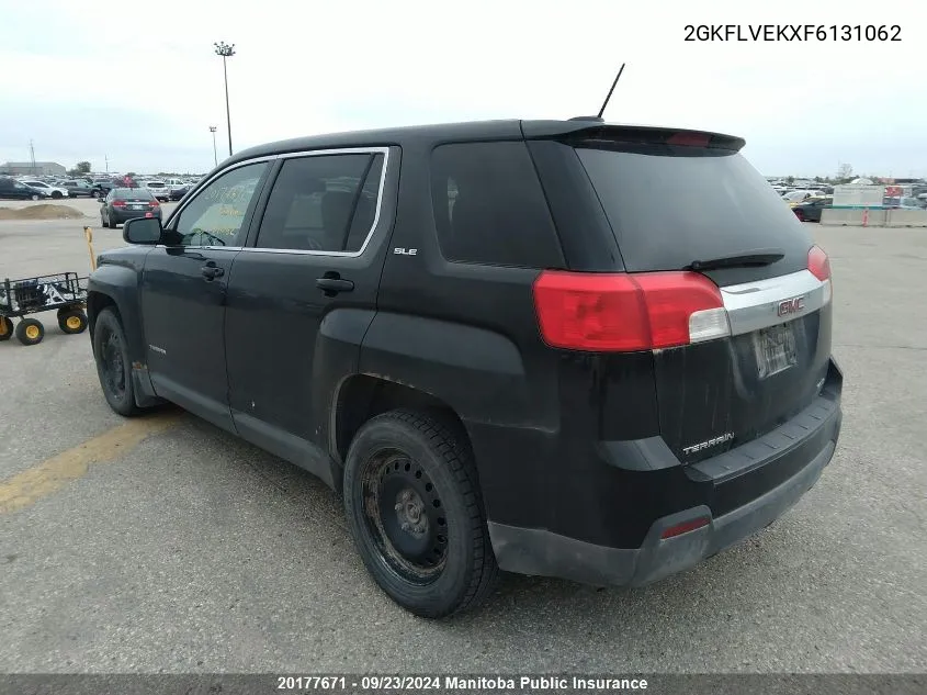 2GKFLVEKXF6131062 2015 GMC Terrain Sle