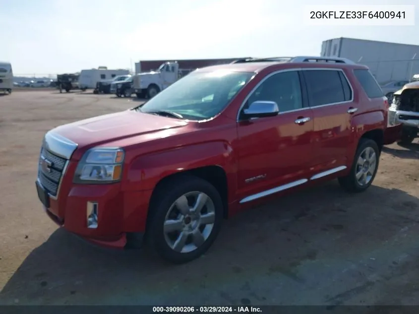 2GKFLZE33F6400941 2015 GMC Terrain Denali