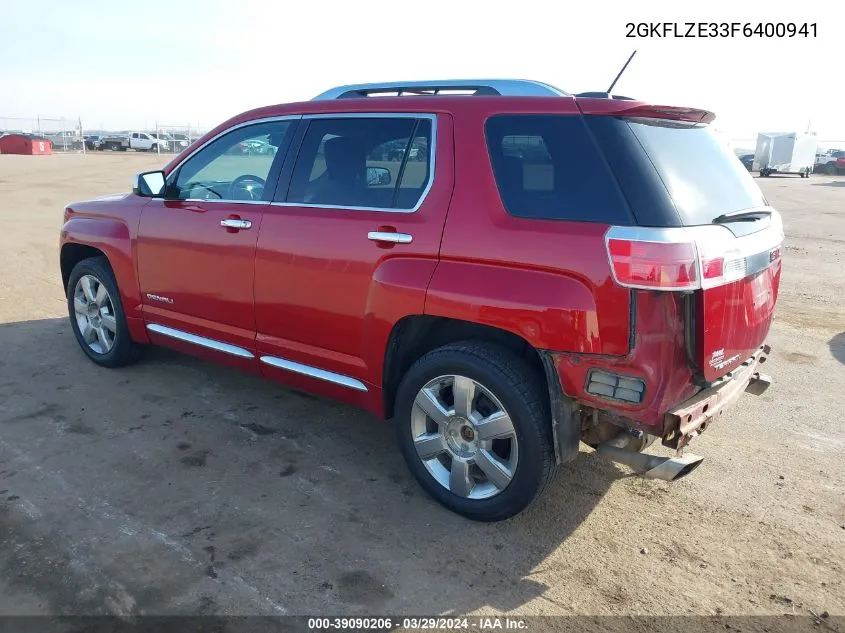 2GKFLZE33F6400941 2015 GMC Terrain Denali