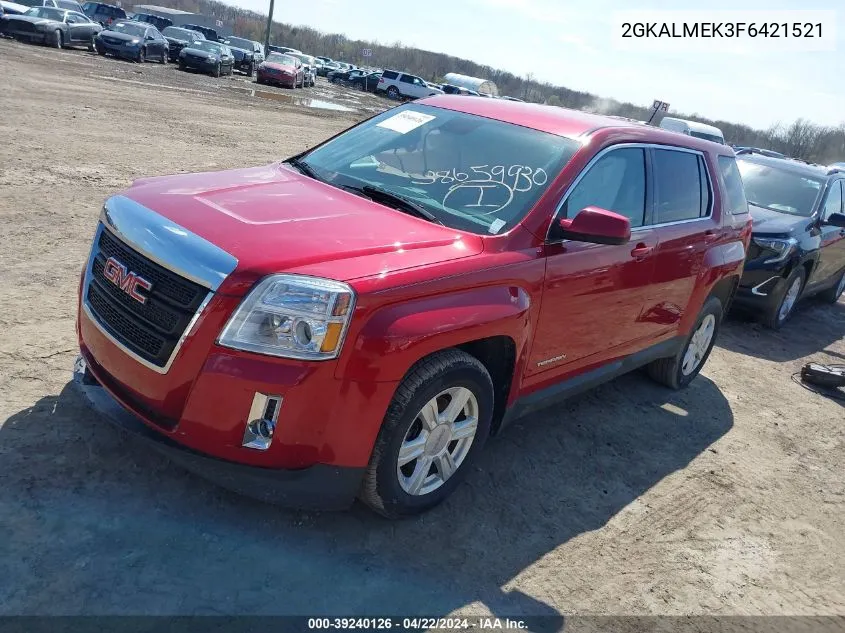 2015 GMC Terrain Sle-1 VIN: 2GKALMEK3F6421521 Lot: 39240126