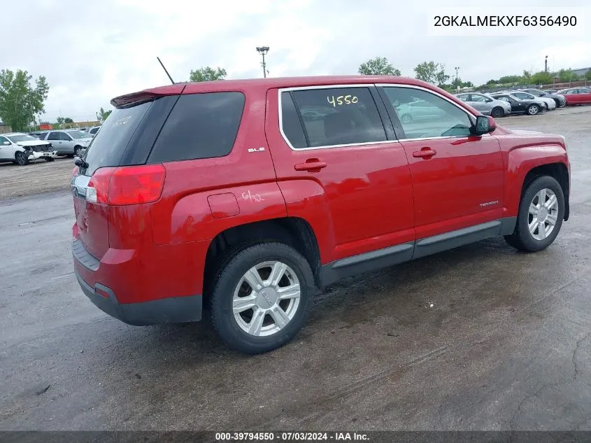 2GKALMEKXF6356490 2015 GMC Terrain Sle-1