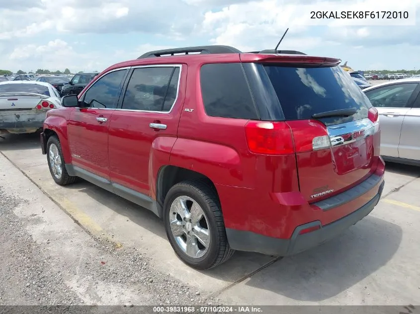 2015 GMC Terrain Slt-1 VIN: 2GKALSEK8F6172010 Lot: 39831968