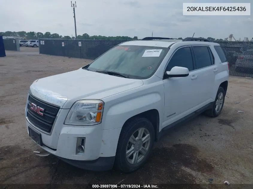 2015 GMC Terrain Slt-1 VIN: 2GKALSEK4F6425436 Lot: 39897996