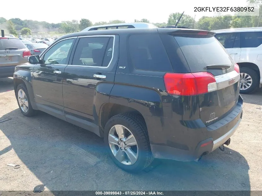 2015 GMC Terrain Slt-2 VIN: 2GKFLYE32F6380952 Lot: 39899843